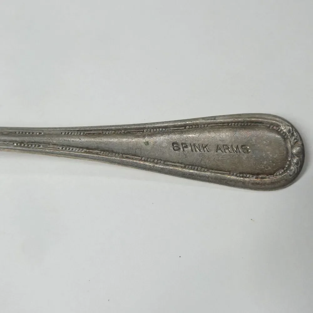 Spink Arms Dinner Fork Vintage Hotel Restaurant Flatware Indianapolis IN